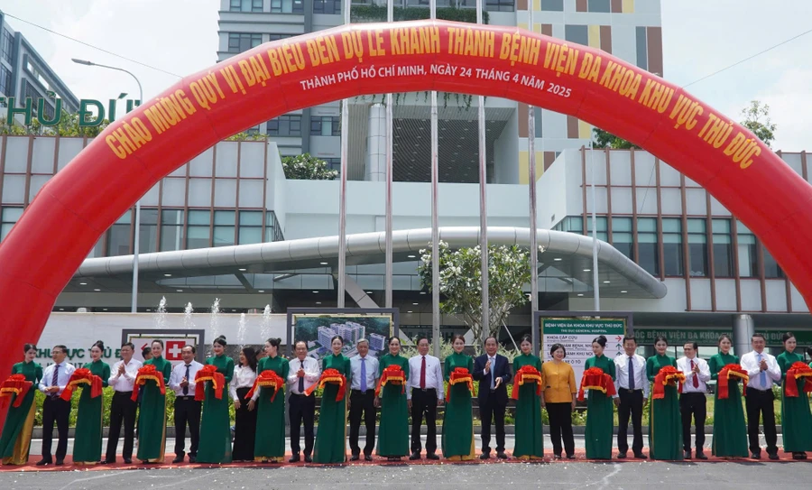 Khánh thành Bệnh viện Đa khoa Khu vực Thủ Đức với quy mô hơn 1.000 giường bệnh